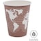 Eco-Products World Art Renewable Compostable Hot Cups, 8 oz., PK1000 PK EP-BHC8-WA - alternate 9